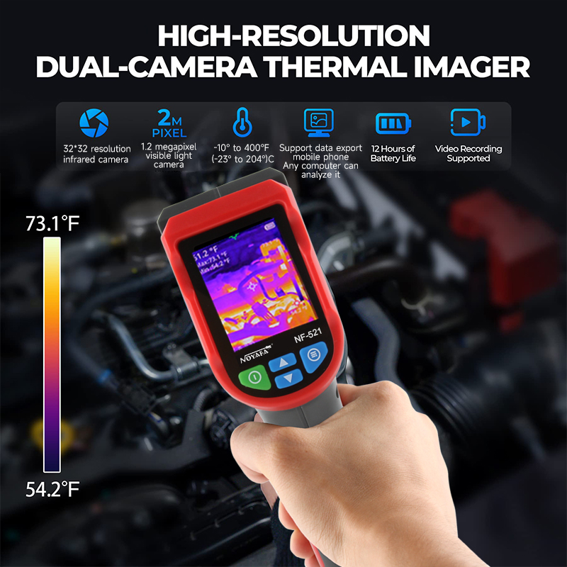 Przemysłowa kamera termowizyjn – Nf 521 Thermal Imaging Camera recenzja i cena